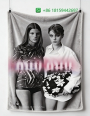 Miumiu Throw Blankets